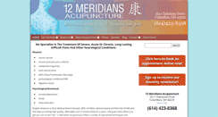 Desktop Screenshot of 12meridiansacupuncture.com